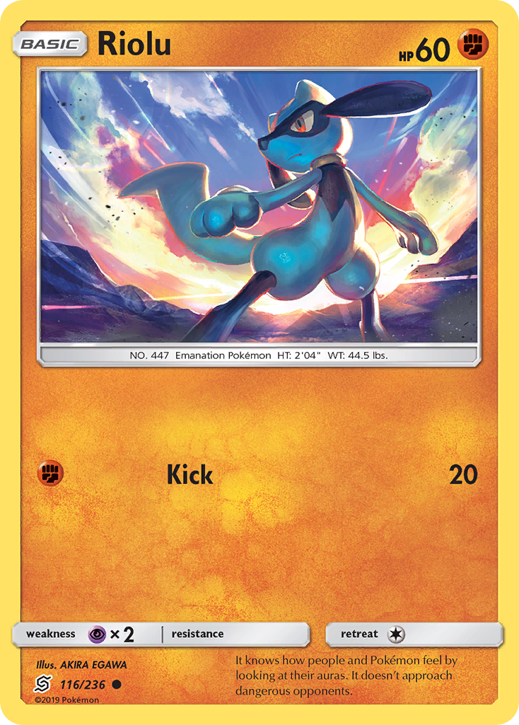 Riolu (116/236) [Sun & Moon: Unified Minds] | Gamers Paradise