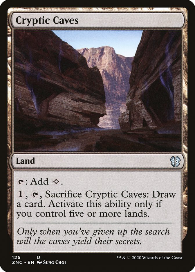 Cryptic Caves [Zendikar Rising Commander] | Gamers Paradise