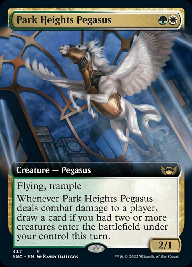Park Heights Pegasus (Extended Art) [Streets of New Capenna] | Gamers Paradise