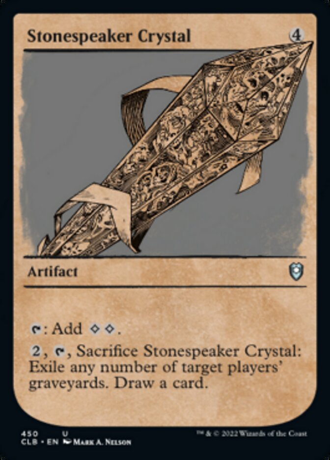 Stonespeaker Crystal (Showcase) [Commander Legends: Battle for Baldur's Gate] | Gamers Paradise