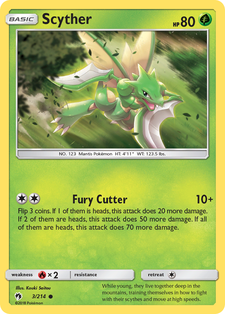 Scyther (3/214) [Sun & Moon: Lost Thunder] | Gamers Paradise