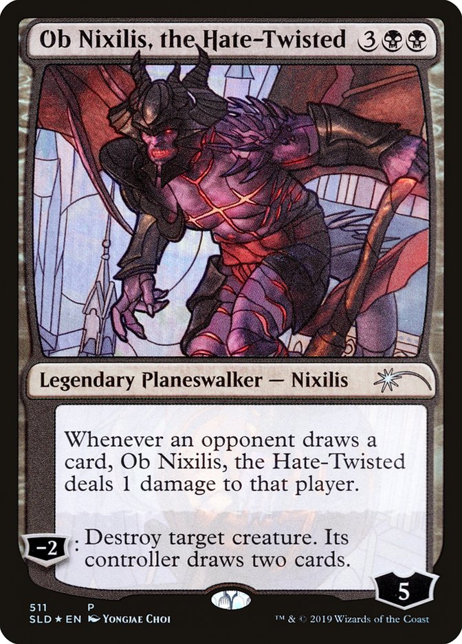 Ob Nixilis, the Hate-Twisted (Stained Glass) [Secret Lair Drop Promos] | Gamers Paradise