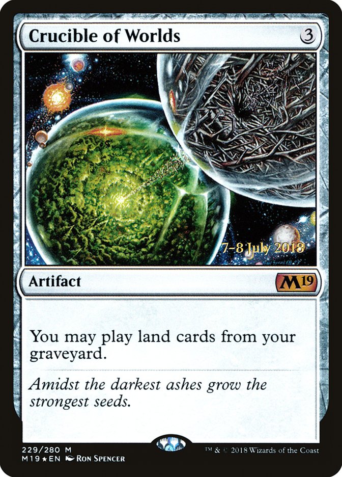 Crucible of Worlds [Core Set 2019 Prerelease Promos] | Gamers Paradise
