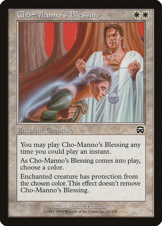Cho-Manno's Blessing [Mercadian Masques] | Gamers Paradise