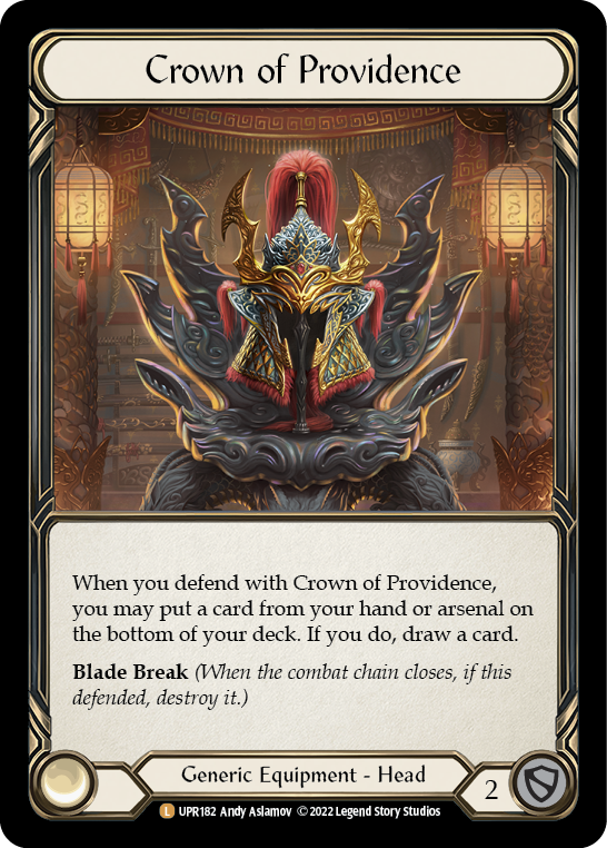 Crown of Providence [UPR182] (Uprising)  Rainbow Foil | Gamers Paradise