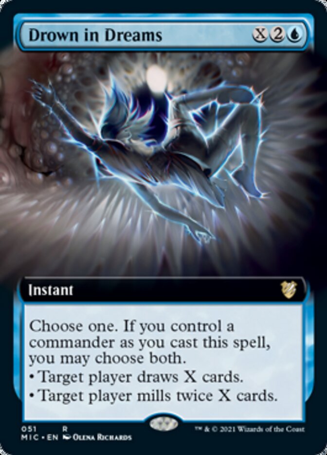 Drown in Dreams (Extended Art) [Innistrad: Midnight Hunt Commander] | Gamers Paradise