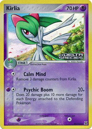 Kirlia (47/113) (Stamped) [EX: Delta Species] | Gamers Paradise