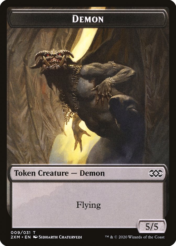 Demon Token [Double Masters Tokens] | Gamers Paradise