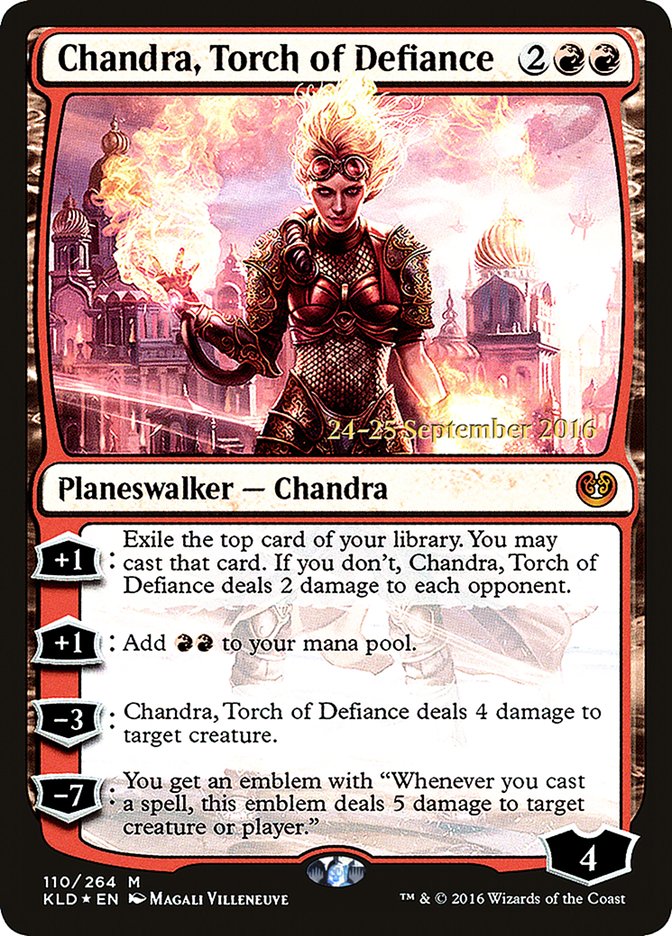 Chandra, Torch of Defiance [Kaladesh Prerelease Promos] | Gamers Paradise