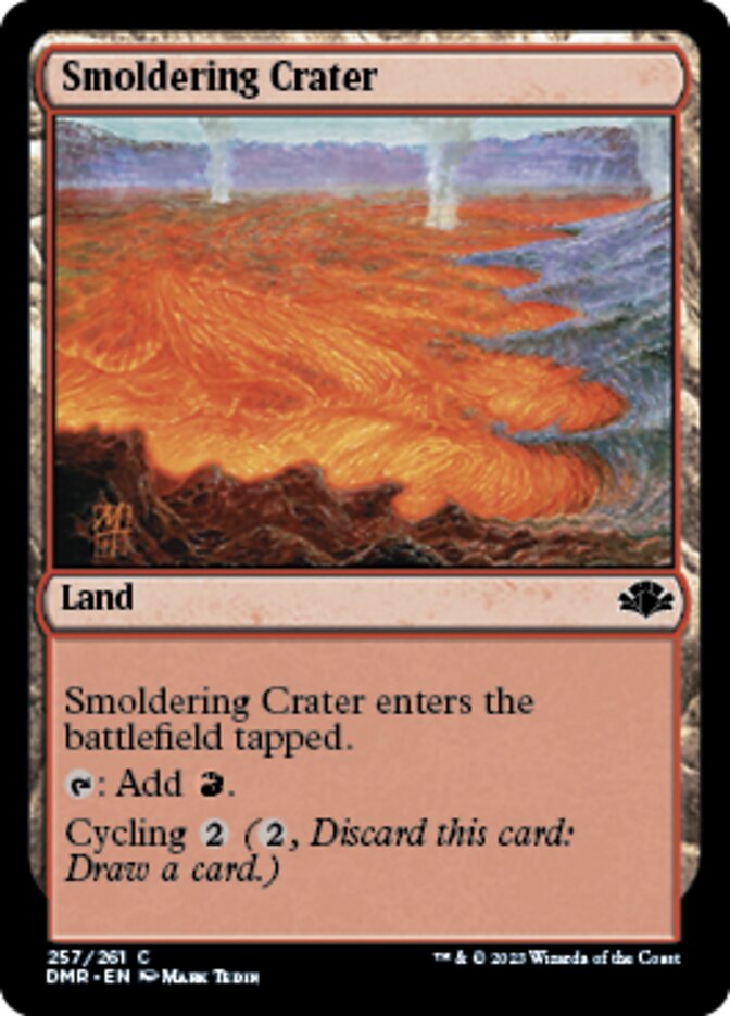 Smoldering Crater [Dominaria Remastered] | Gamers Paradise