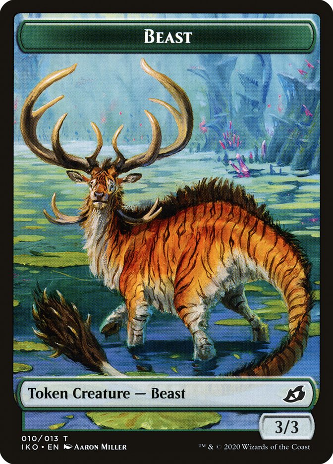 Beast Token [Ikoria: Lair of Behemoths Tokens] | Gamers Paradise