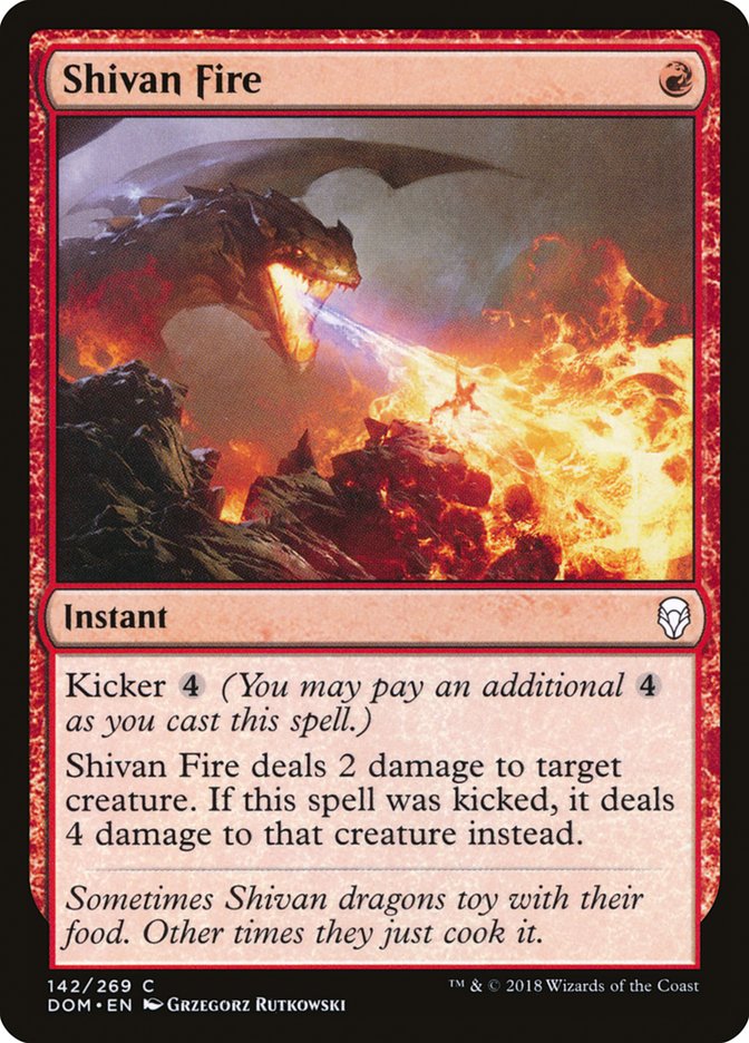 Shivan Fire [Dominaria] | Gamers Paradise