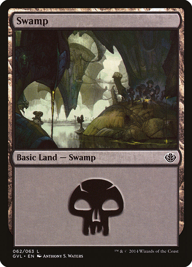 Swamp (62) (Garruk vs. Liliana) [Duel Decks Anthology] | Gamers Paradise