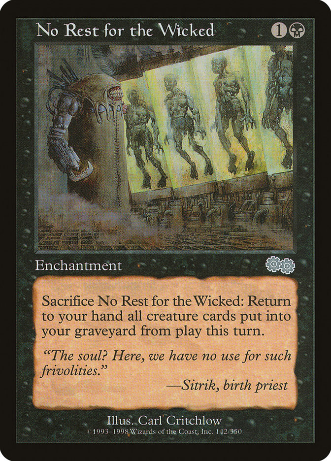 No Rest for the Wicked [Urza's Saga] | Gamers Paradise