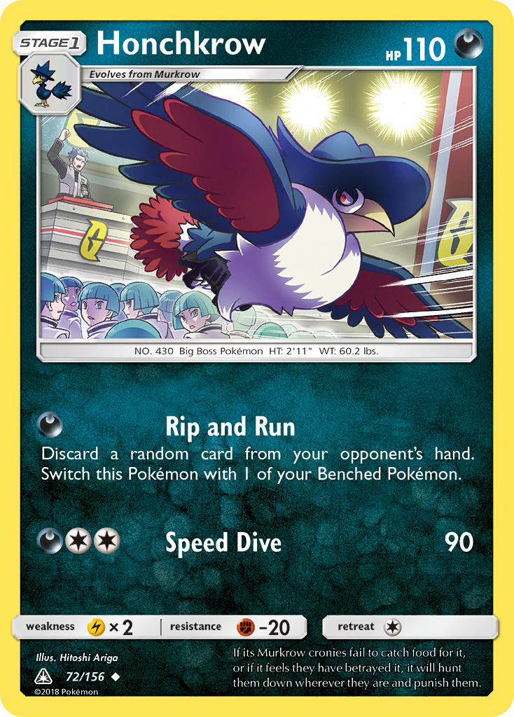 Honchkrow (72/156) [Sun & Moon: Ultra Prism] | Gamers Paradise