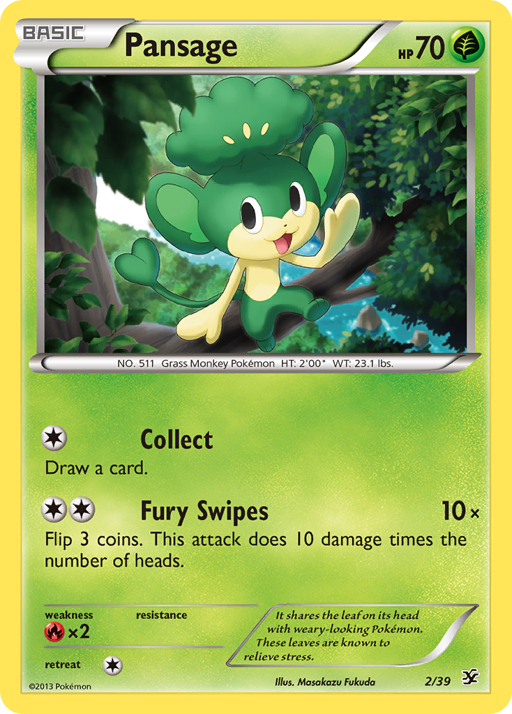 Pansage (2/39) [XY: Kalos Starter Set] | Gamers Paradise