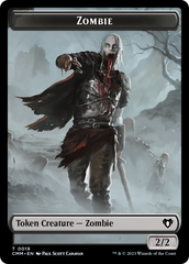 Zombie (0019) // Kor Soldier Double-Sided Token [Commander Masters Tokens] | Gamers Paradise