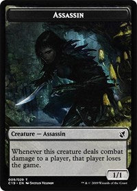 Assassin // Morph Double-Sided Token [Commander 2019 Tokens] | Gamers Paradise