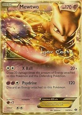 mewtwo ex pokemon card value Mewtwo EX (54/99) (Pesadelo Prism
