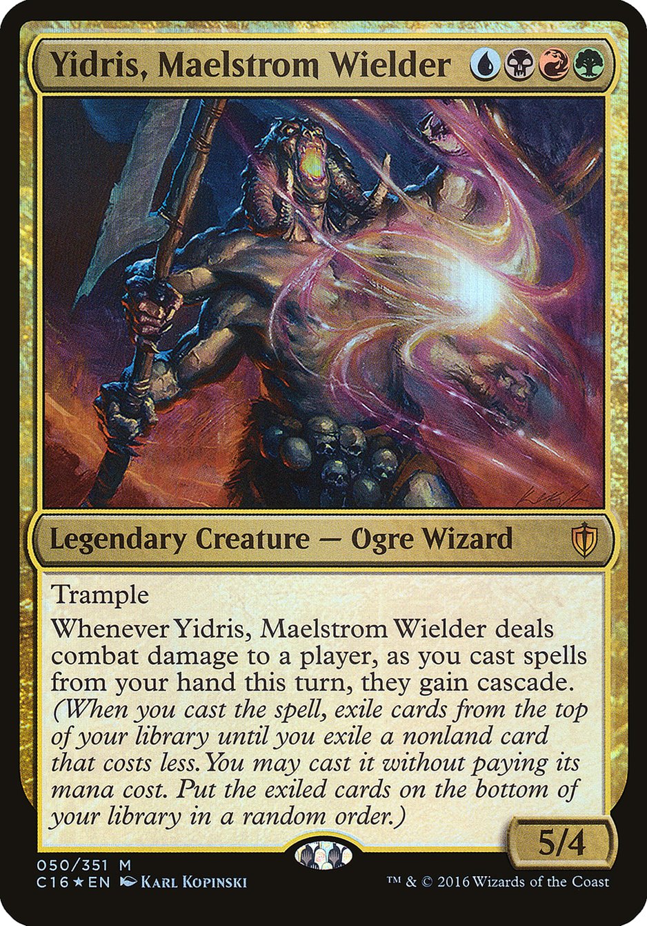 Yidris, Maelstrom Wielder (Oversized) [Commander 2016 Oversized] | Gamers Paradise