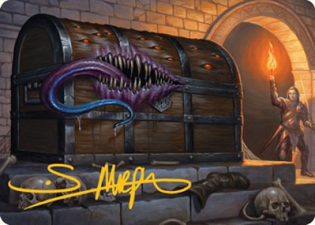 Mimic Art Card (Gold-Stamped Signature) [Dungeons & Dragons: Adventures in the Forgotten Realms Art Series] | Gamers Paradise