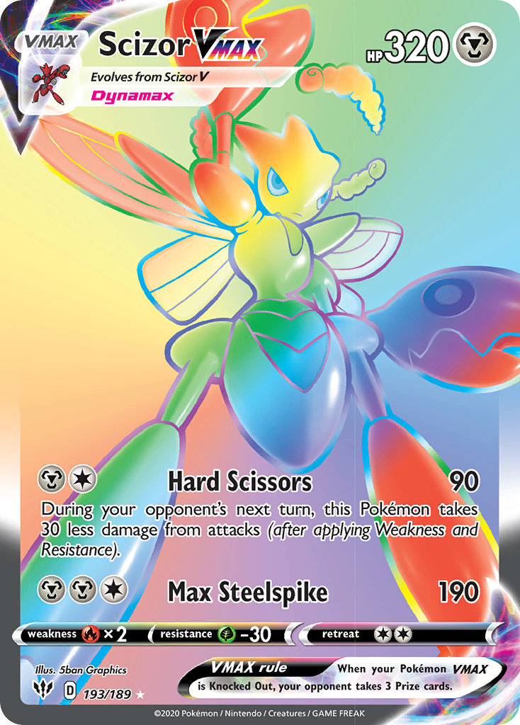 Scizor VMAX (193/189) [Sword & Shield: Darkness Ablaze] | Gamers Paradise