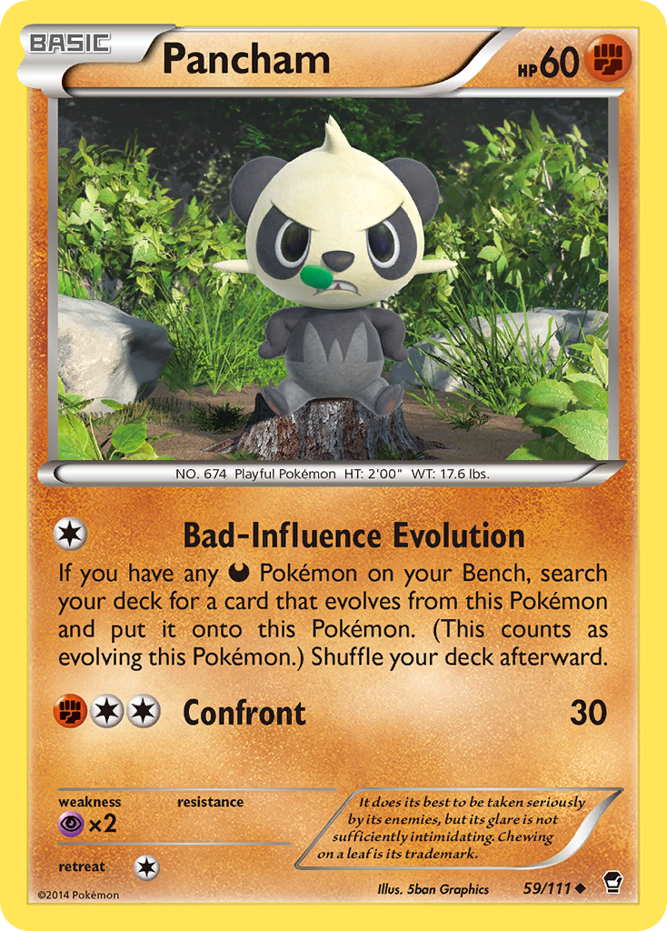 Pancham (59/111) [XY: Furious Fists] | Gamers Paradise