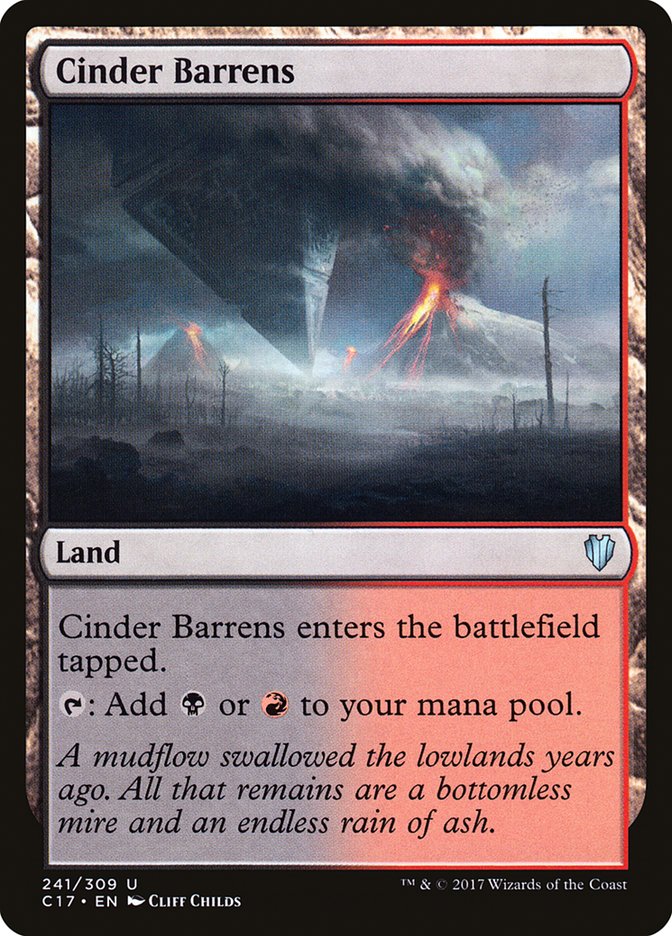 Cinder Barrens [Commander 2017] | Gamers Paradise