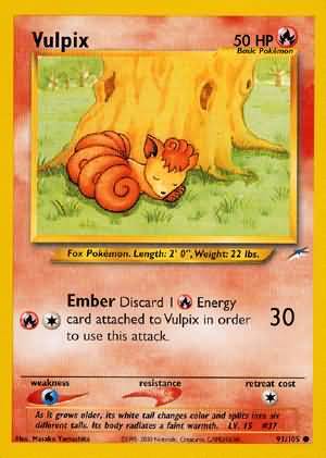 Vulpix (91/105) [Neo Destiny Unlimited] | Gamers Paradise