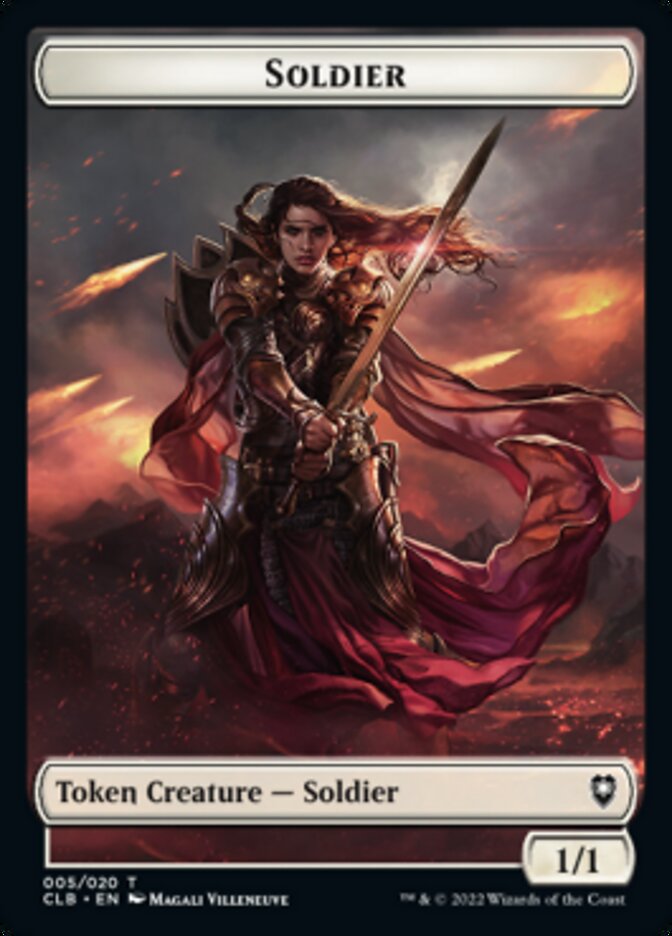 Soldier Token [Commander Legends: Battle for Baldur's Gate Tokens] | Gamers Paradise