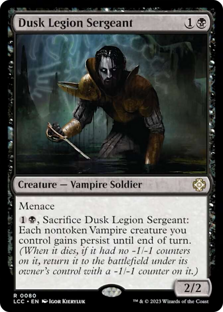 Dusk Legion Sergeant [The Lost Caverns of Ixalan Commander] | Gamers Paradise