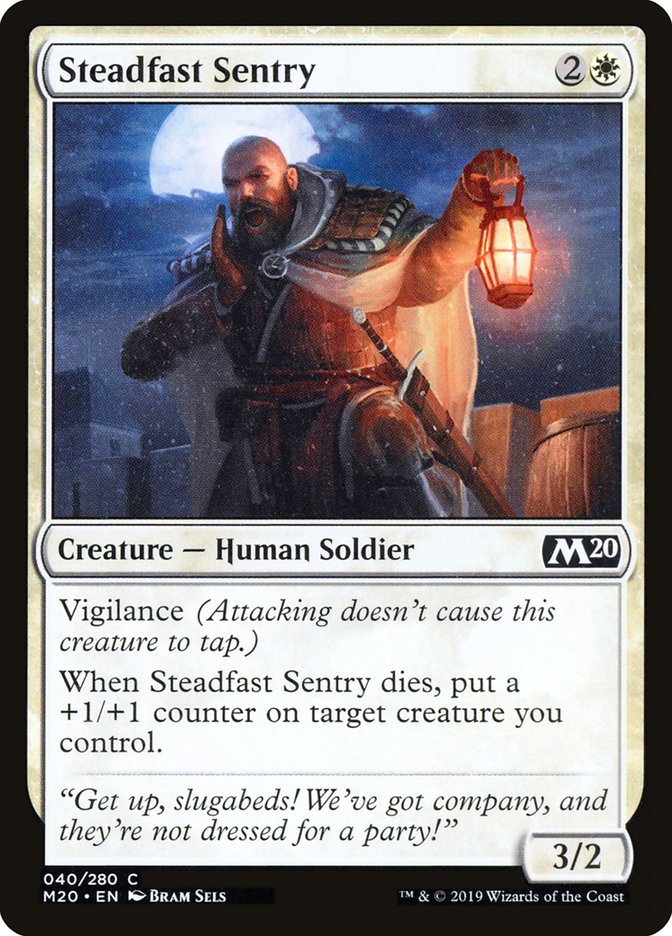 Steadfast Sentry [Core Set 2020] | Gamers Paradise