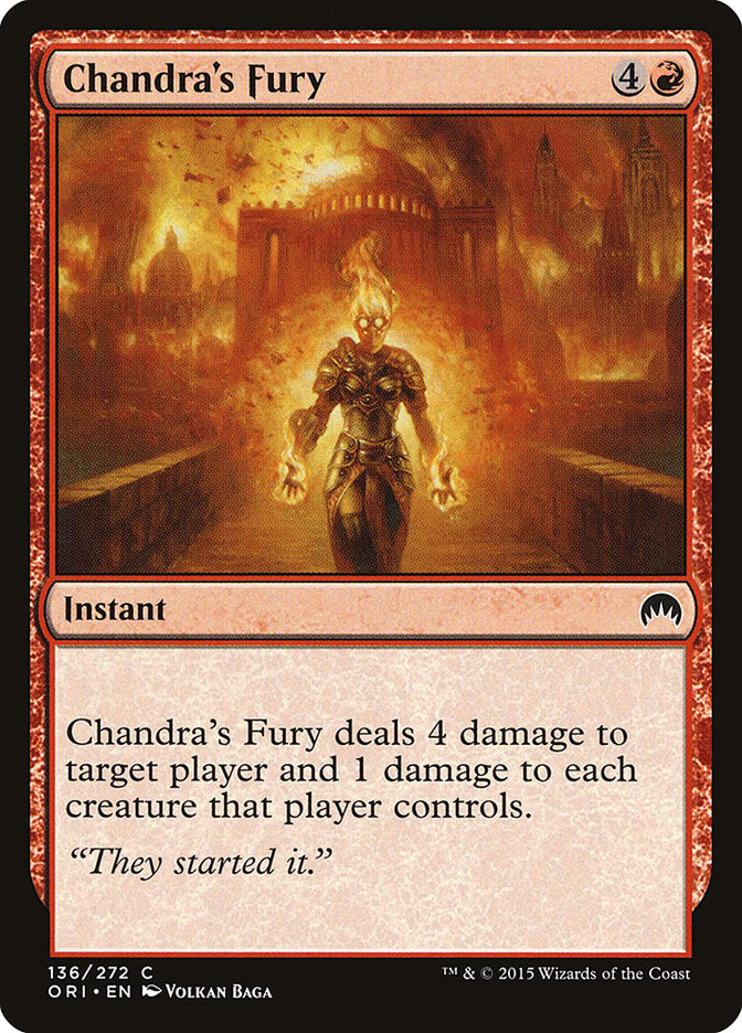 Chandra's Fury [Magic Origins] | Gamers Paradise