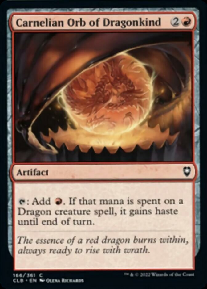 Carnelian Orb of Dragonkind [Commander Legends: Battle for Baldur's Gate] | Gamers Paradise