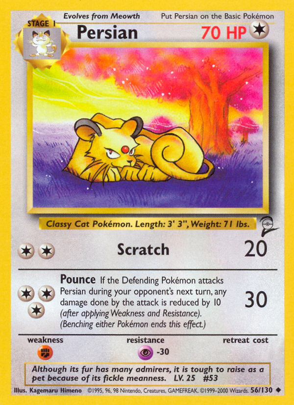 Persian (56/130) [Base Set 2] | Gamers Paradise