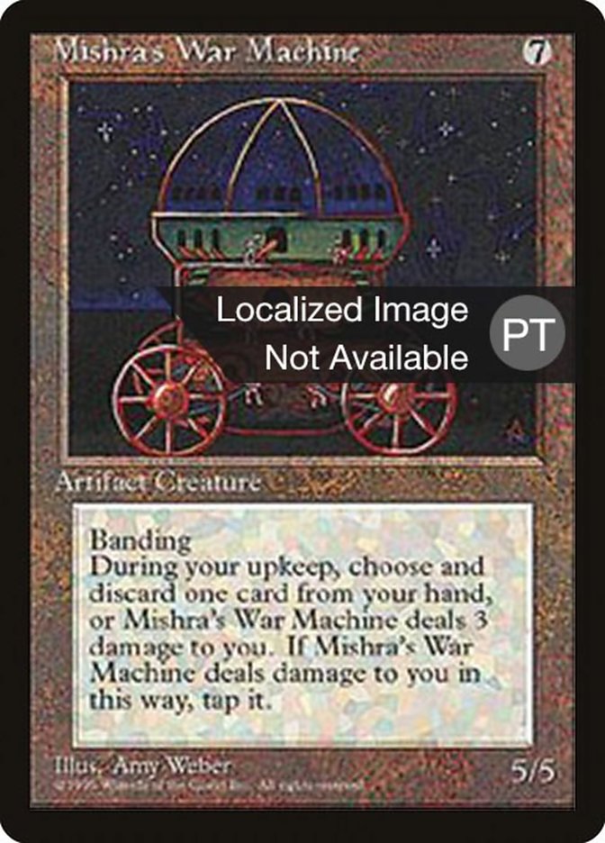 Mishra's War Machine [Fourth Edition (Foreign Black Border)] | Gamers Paradise