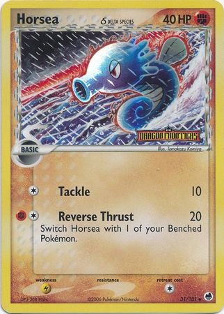 Horsea (31/101) (Delta Species) (Stamped) [EX: Dragon Frontiers] | Gamers Paradise