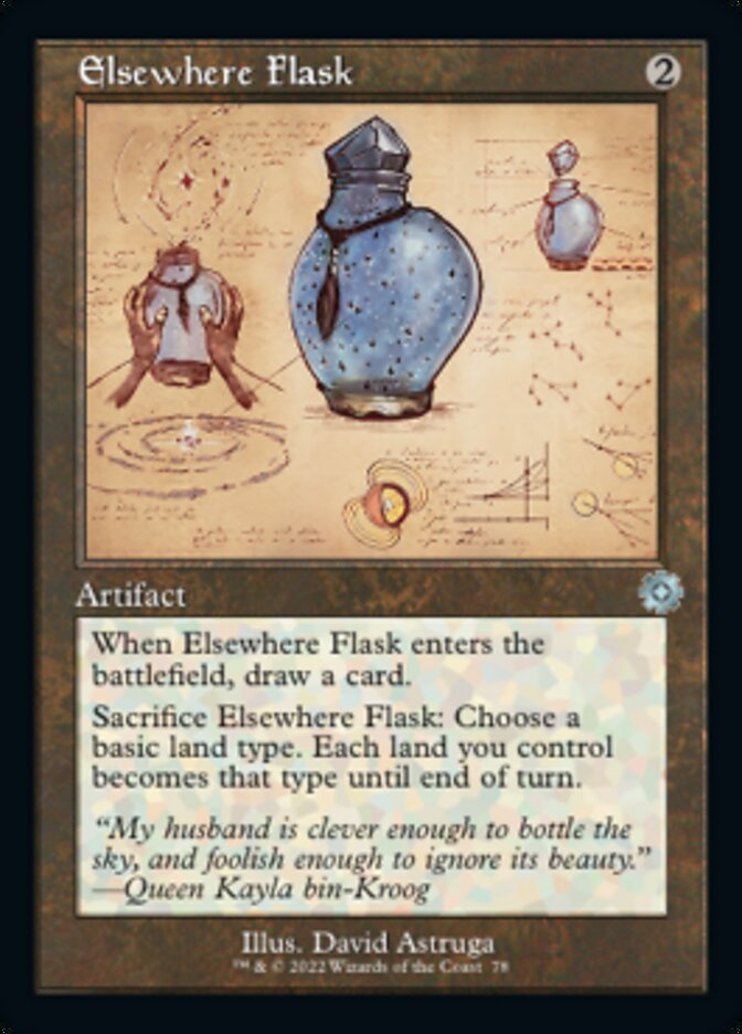 Elsewhere Flask (Retro Schematic) [The Brothers' War Retro Artifacts] | Gamers Paradise