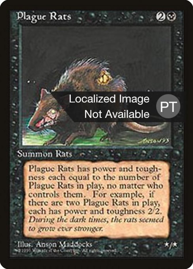 Plague Rats [Fourth Edition (Foreign Black Border)] | Gamers Paradise