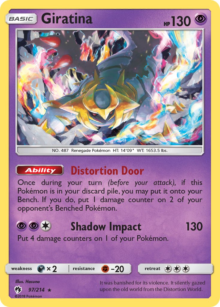 Giratina (97/214) (Theme Deck Exclusive) [Sun & Moon: Lost Thunder] | Gamers Paradise