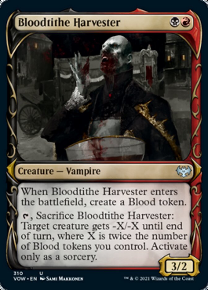 Bloodtithe Harvester (Showcase Fang Frame) [Innistrad: Crimson Vow] | Gamers Paradise