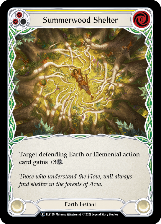 Summerwood Shelter (Yellow) [U-ELE126] Unlimited Rainbow Foil | Gamers Paradise