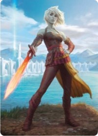 Nahiri, Heir of the Ancients 1 Art Card [Zendikar Rising Art Series] | Gamers Paradise