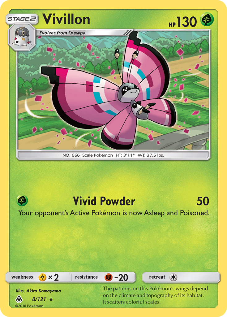 Vivillon (8/131) [Sun & Moon: Forbidden Light] | Gamers Paradise