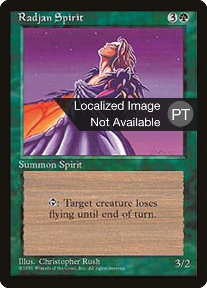 Radjan Spirit [Fourth Edition (Foreign Black Border)] | Gamers Paradise