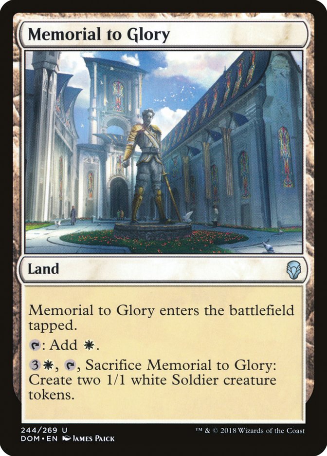 Memorial to Glory [Dominaria] | Gamers Paradise