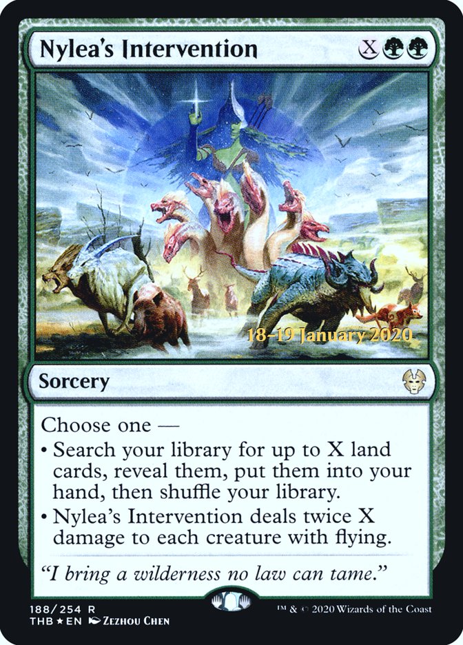 Nylea's Intervention [Theros Beyond Death Prerelease Promos] | Gamers Paradise