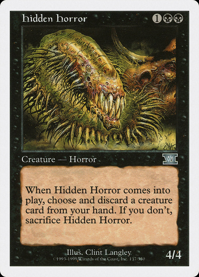 Hidden Horror [Classic Sixth Edition] | Gamers Paradise