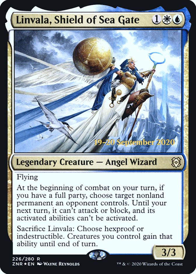 Linvala, Shield of Sea Gate [Zendikar Rising Prerelease Promos] | Gamers Paradise