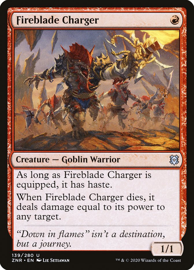 Fireblade Charger [Zendikar Rising] | Gamers Paradise